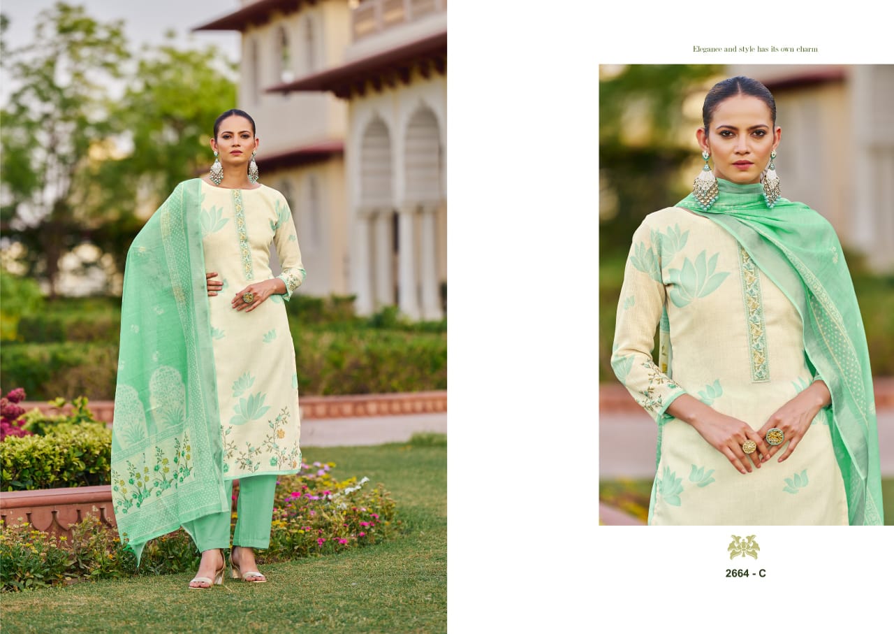 Orchid by Sargam Lilen Printed Designer Salwar Suit Wholesale Market In Surat
